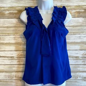 New womens ezra royal blue sleeveless top. Size small.